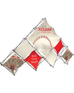 Xclaim 14ft 10 Quad Pyramid Fabric Popup Display Kit 03